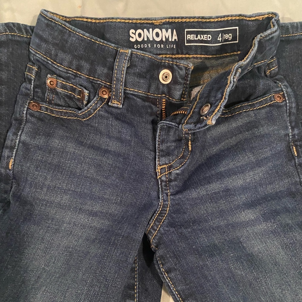 Sonoma 4T Blue Jeans Relaxed Fit